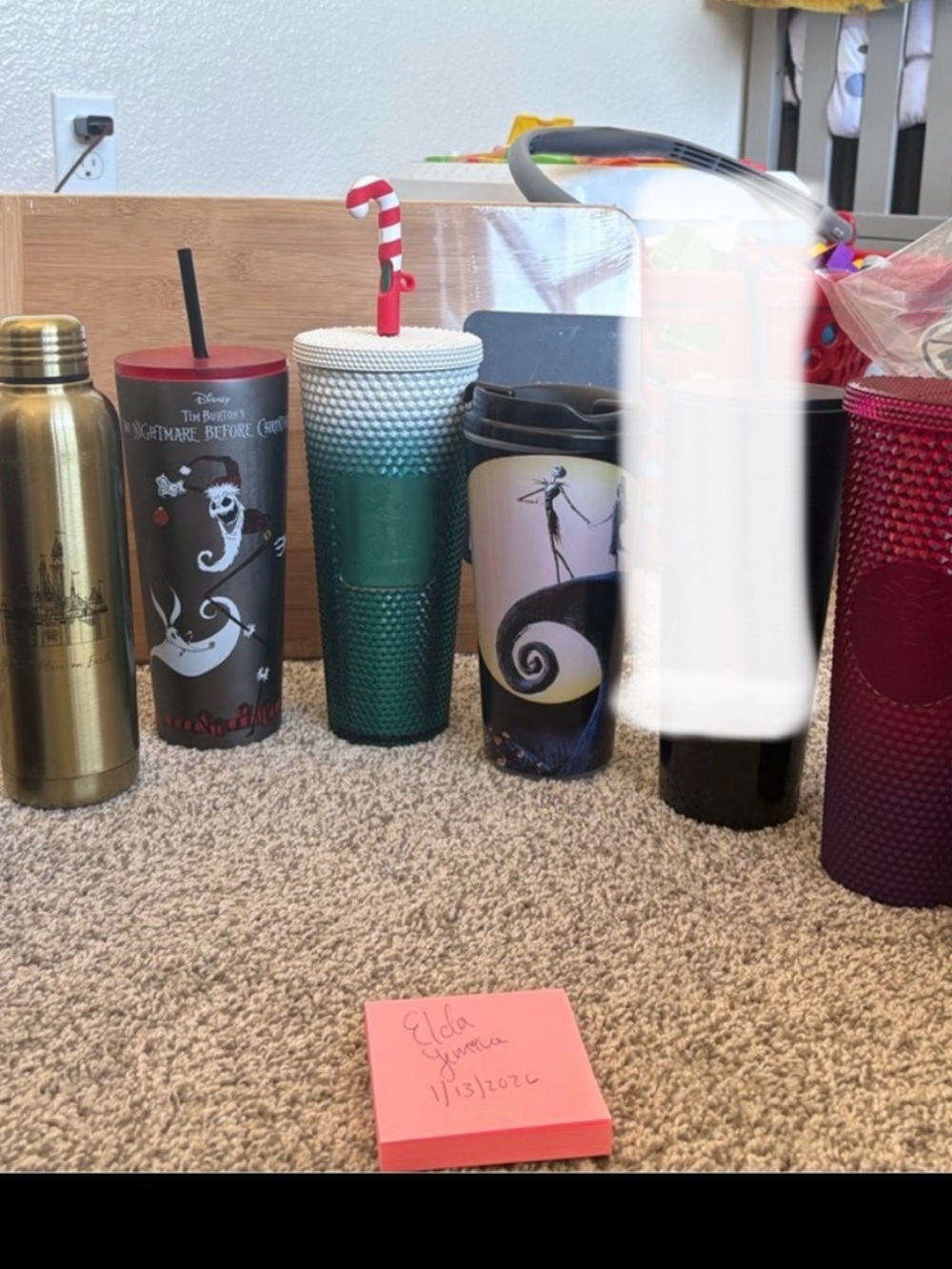 Disney Drinkware Collection - Black, Green, Red